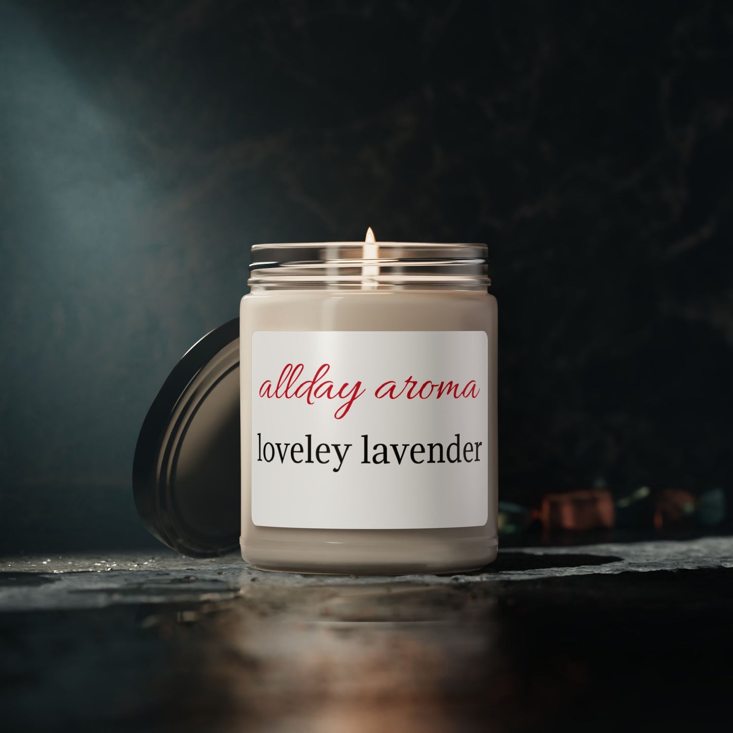 allday aroma lovely lavender scented candle