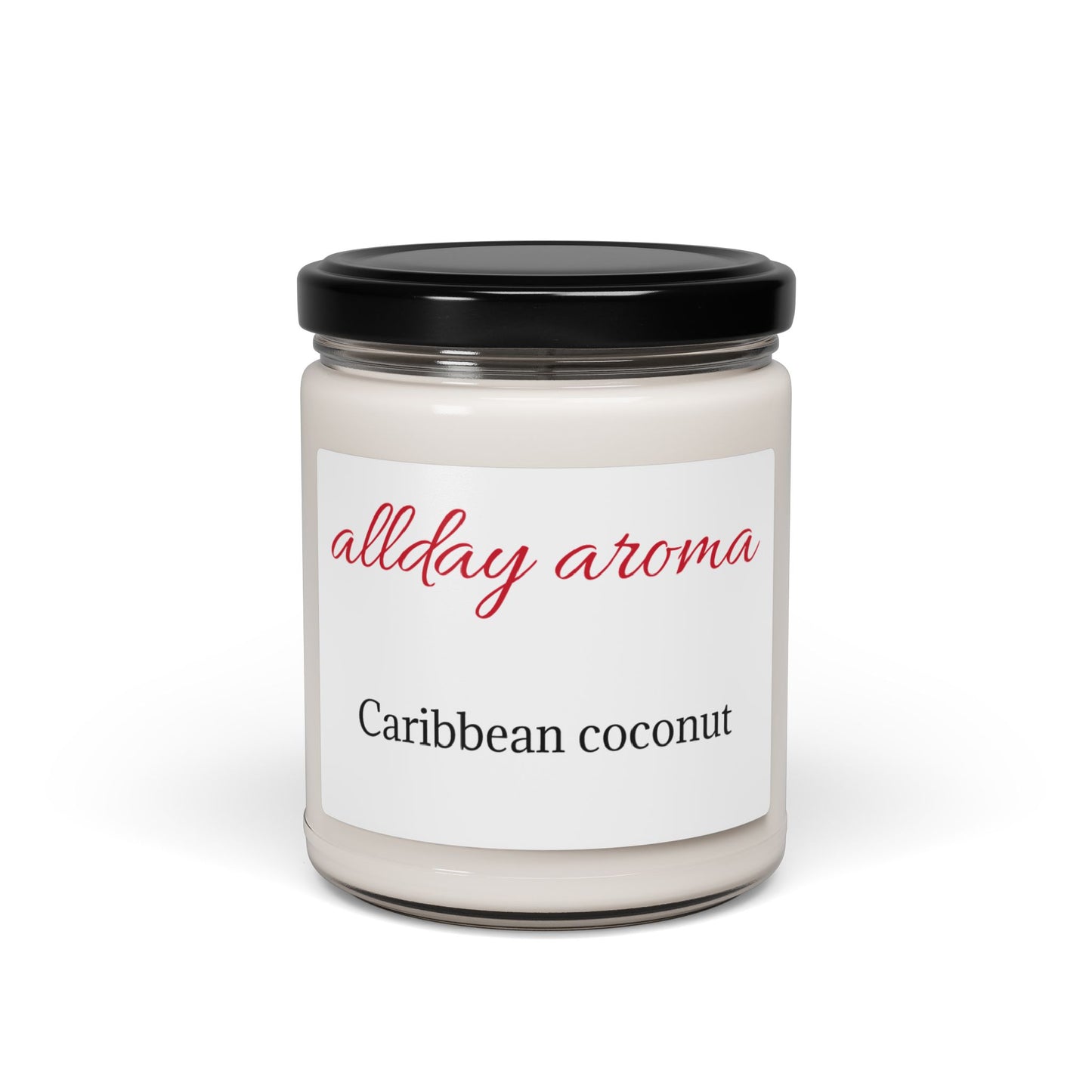 allday aroma Caribbean coconut scented candle