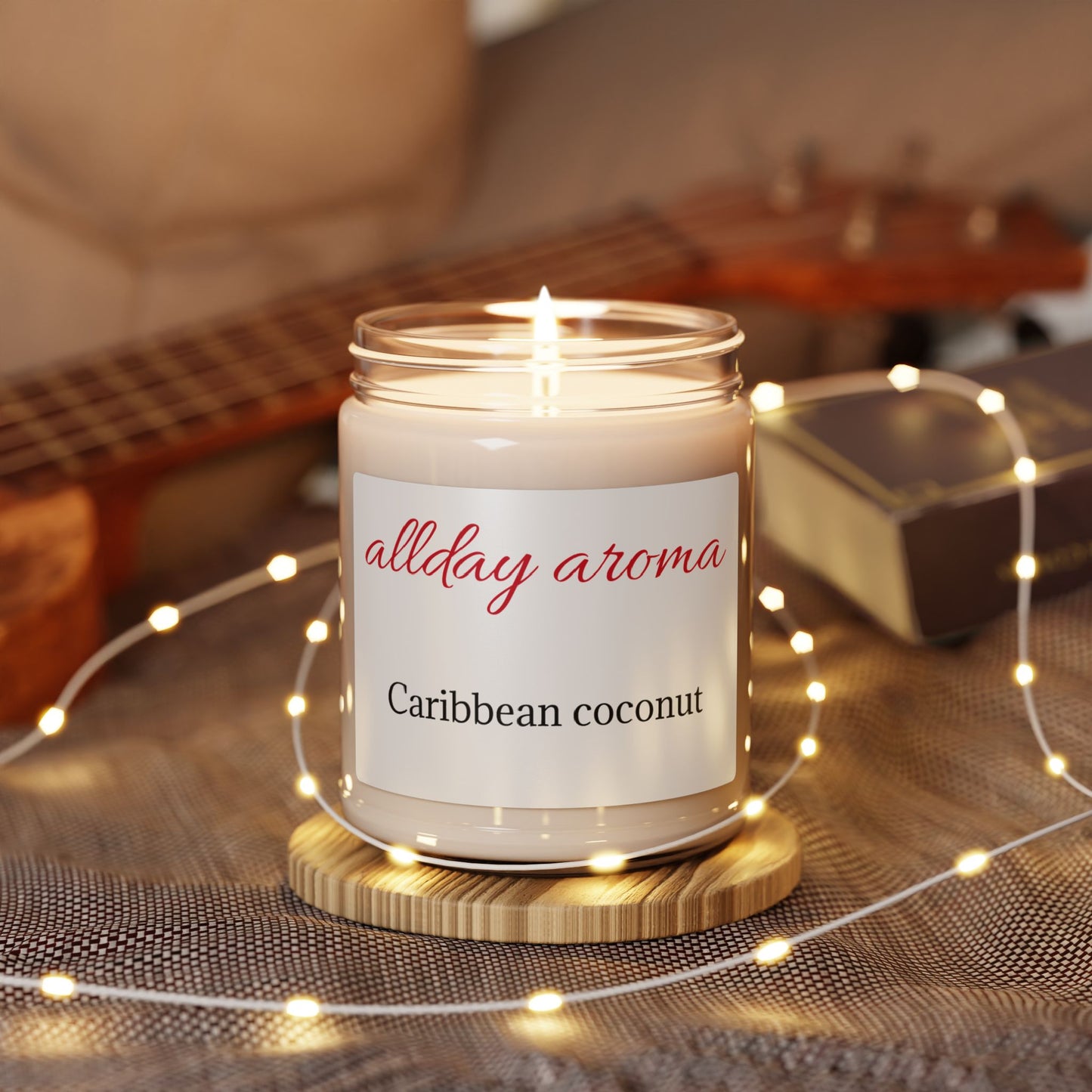 allday aroma Caribbean coconut scented candle