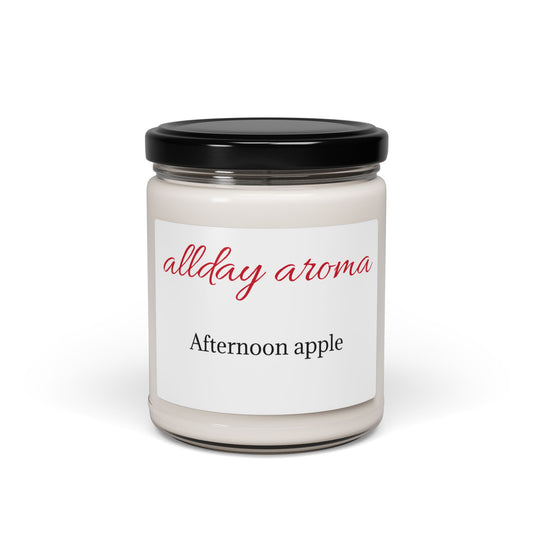 allday aroma afternoon apple scented candle